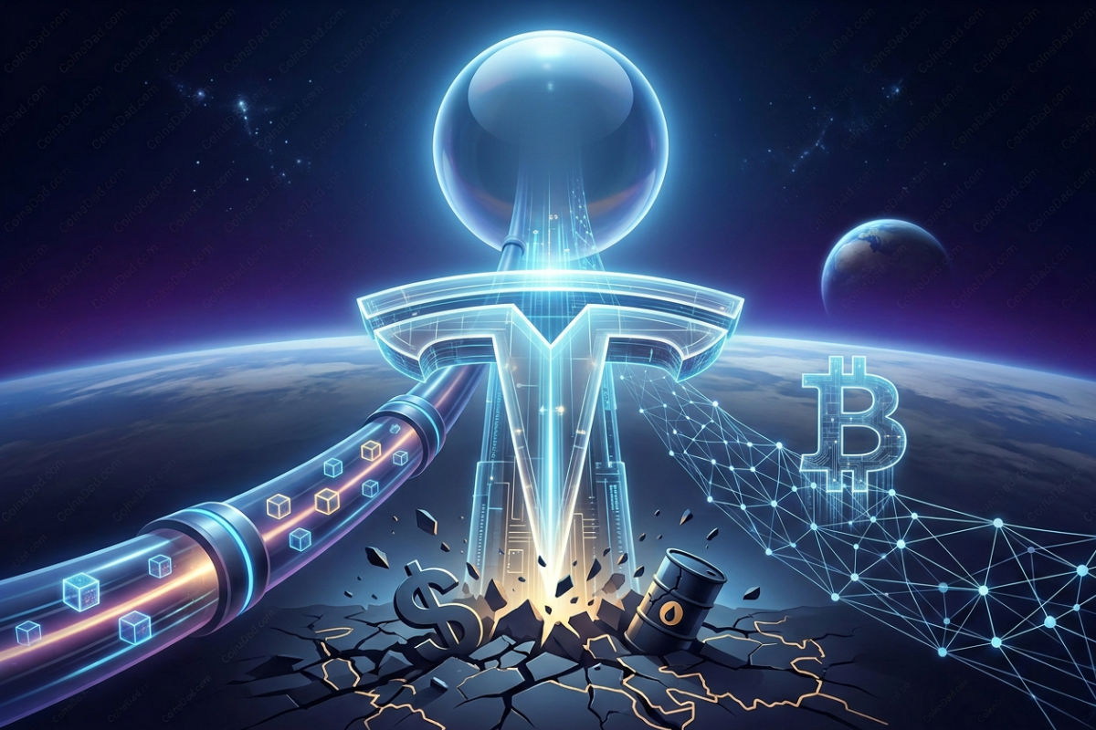 Bitcoin vs. Tesla: Market Cap Crossover Highlights Volatility Gap Between Digital and Traditional Assets